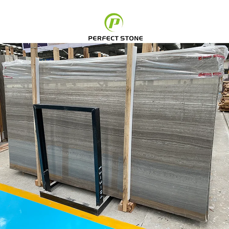 Big Slab Armani Brown Marble Wholesale Customized Natural Marble supplier