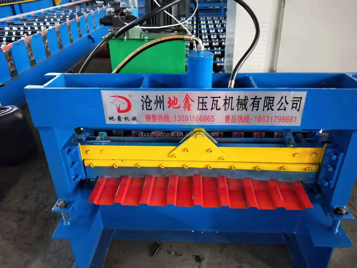 PLC Controlled Automatic Trapezoid Metal Roof IBR Sheet Roll Forming Machine for Sales