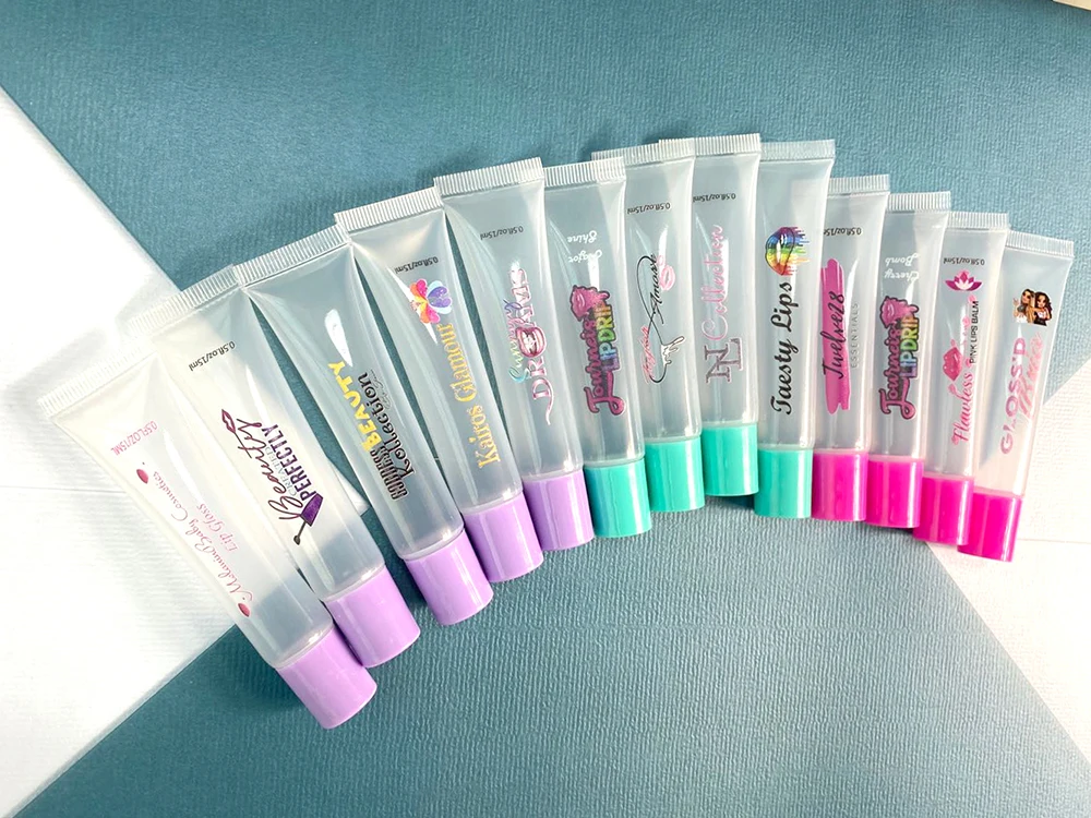 Lip Gloss Squeeze Tube Containers
