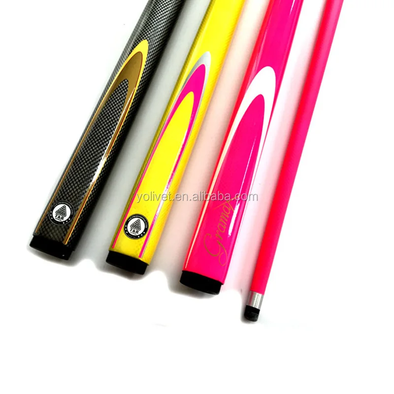 Xmlivet Carbon Fibre Billiard Cues In 9.5mm Tip 1/2 Split Pool Cue