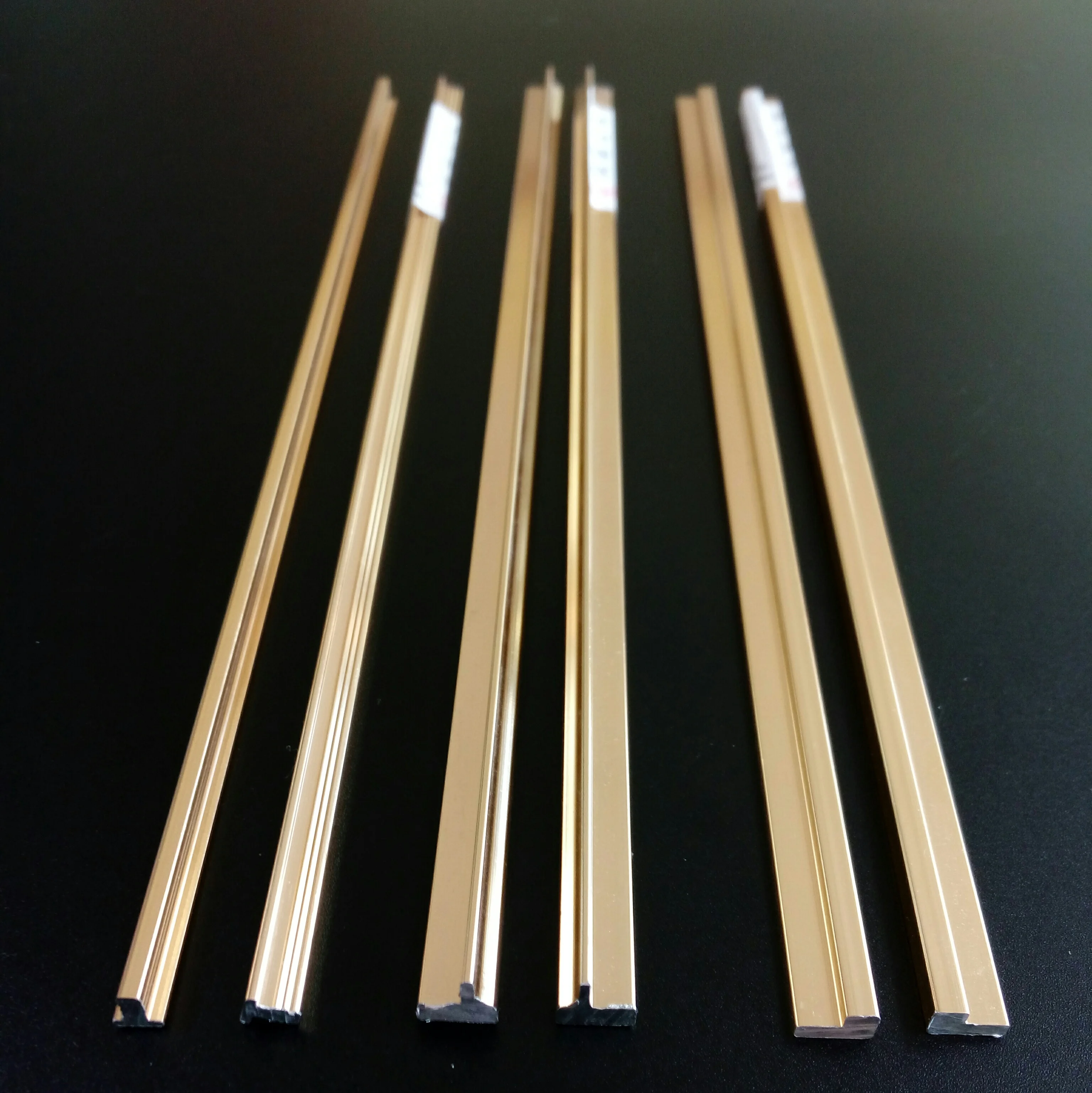 Decorative aluminum alloy edge banding t edge trim T profiles, View ...