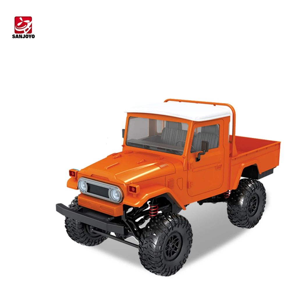 WPL RC Car MN-45 KIT 1/12 Scale 2.4G 4WD Multiple Colour Rc Car LED Light Crawler Climbing Off-road Truck FJ45 For Boys Kids