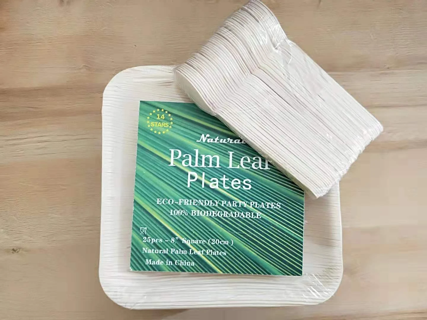 Disposable Natural Areca Palm Leaf Plate Bowl Tray And Banana Leaf Plates Cutlery Palm Leaf