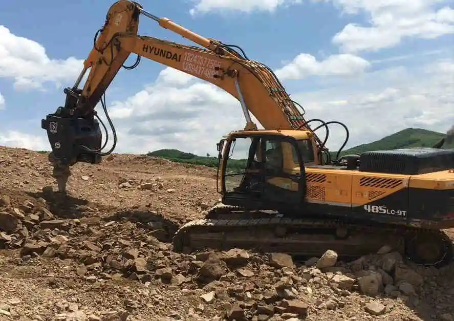 Hydraulic Xcentric Vibro Ripper with Ripper Tooth for Excavator Used