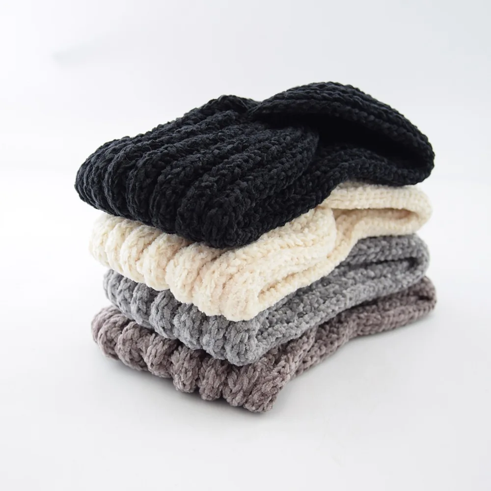 
Popular Elastic Knitting Yarn Cross Hair Band For Washing Face 