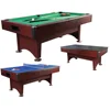 3 in 1 billiard pool table with dining top and table tennis top