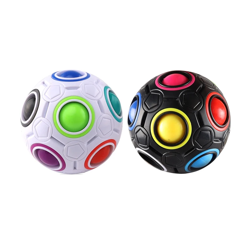 

magic rainbow ball,30 Pieces, White/black