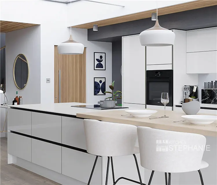luxury melamine board kitchen modern designs for kitchen, acrylic white simple kitchen cabinet designs for ethiopian