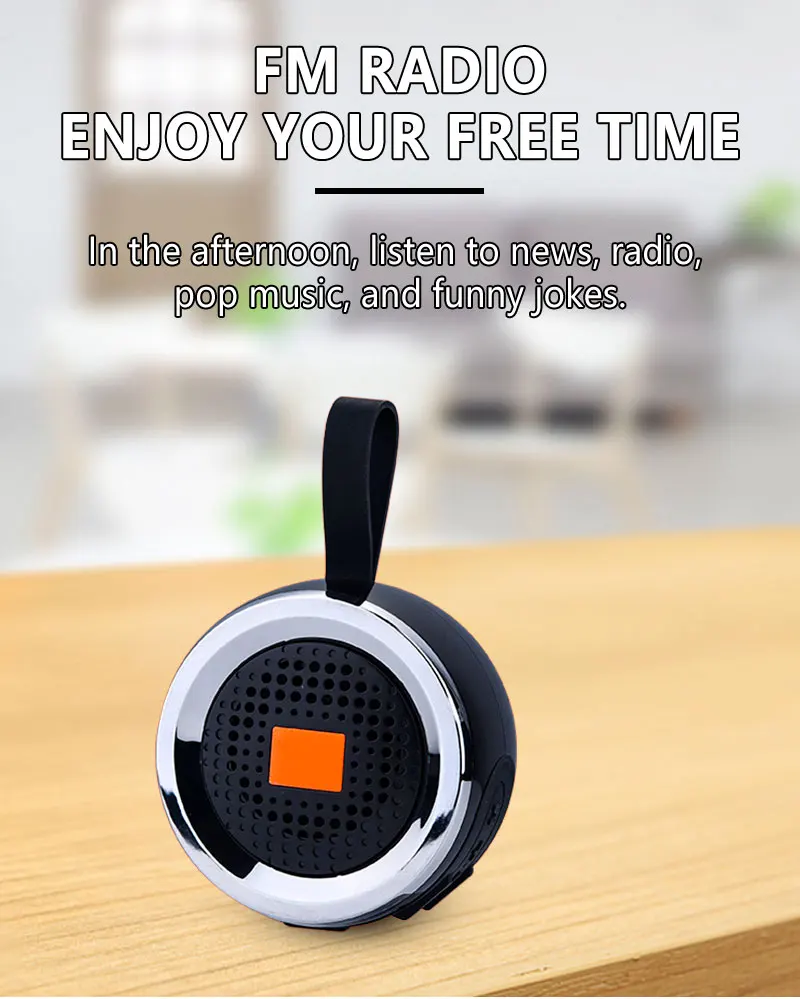 Outdoor Subwoofer Stereo Portable Wireless Bluetooth Speaker FM Radio TF USB MP3 Player - ANKUX.COM