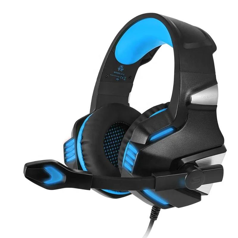 Hunterspiderゲーミングヘッドセットps 重低音強化 LEDマイク付き Hunterspider V3 Genius Wired Gaming Headset with Mic – Noise