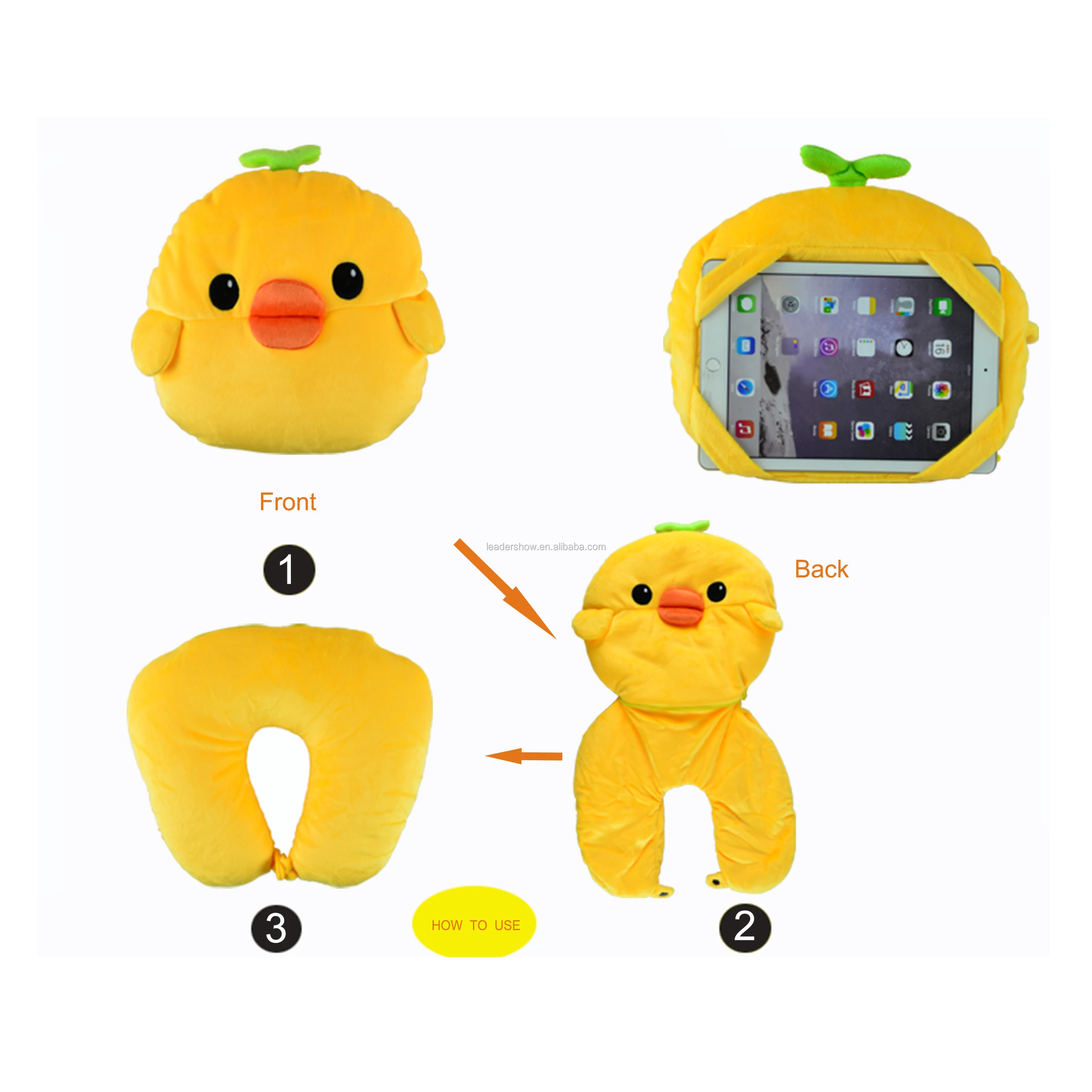 2 in 1 neck kids rest airplane travel headrest bean bag cell