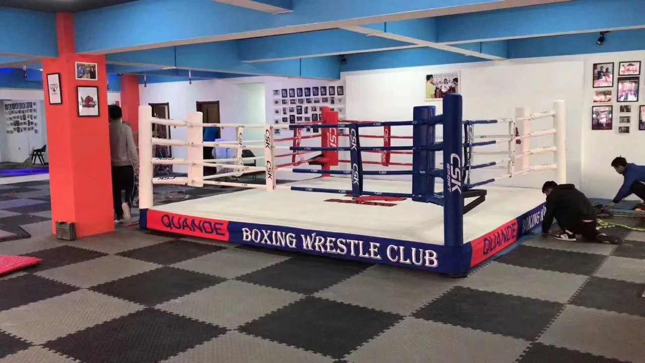 Competition Floor Boxing Ring Steel Professional Wrestling Ring For Mma