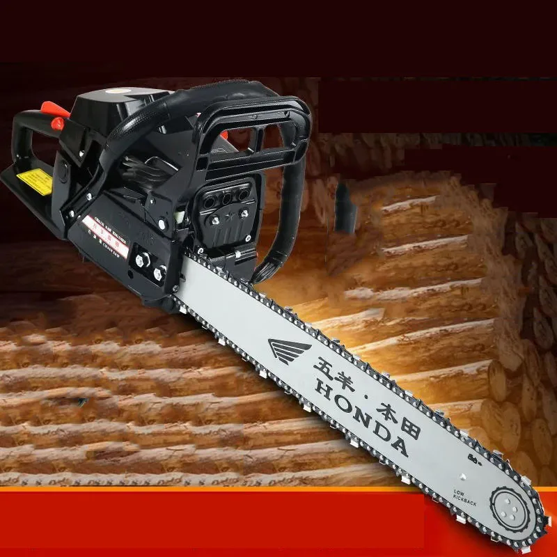Fourstroke Chainsaw Pure Gasoline Logging Saw Highpower Household