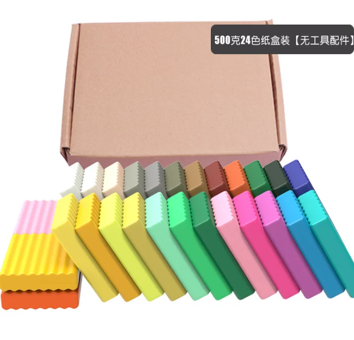 Nontoxic Modeling Clay Polymer Craft Clay Easy Modeling 12 Pcs 24 Pcs