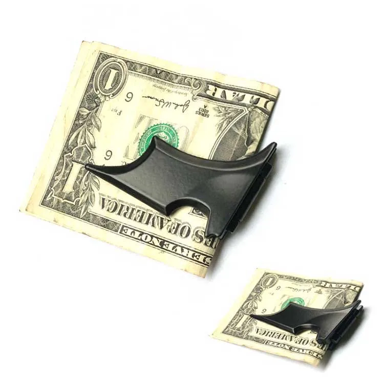 Customized New Promotion Bat Shape Money Clip Custom Zinc Alloy Money Clip
