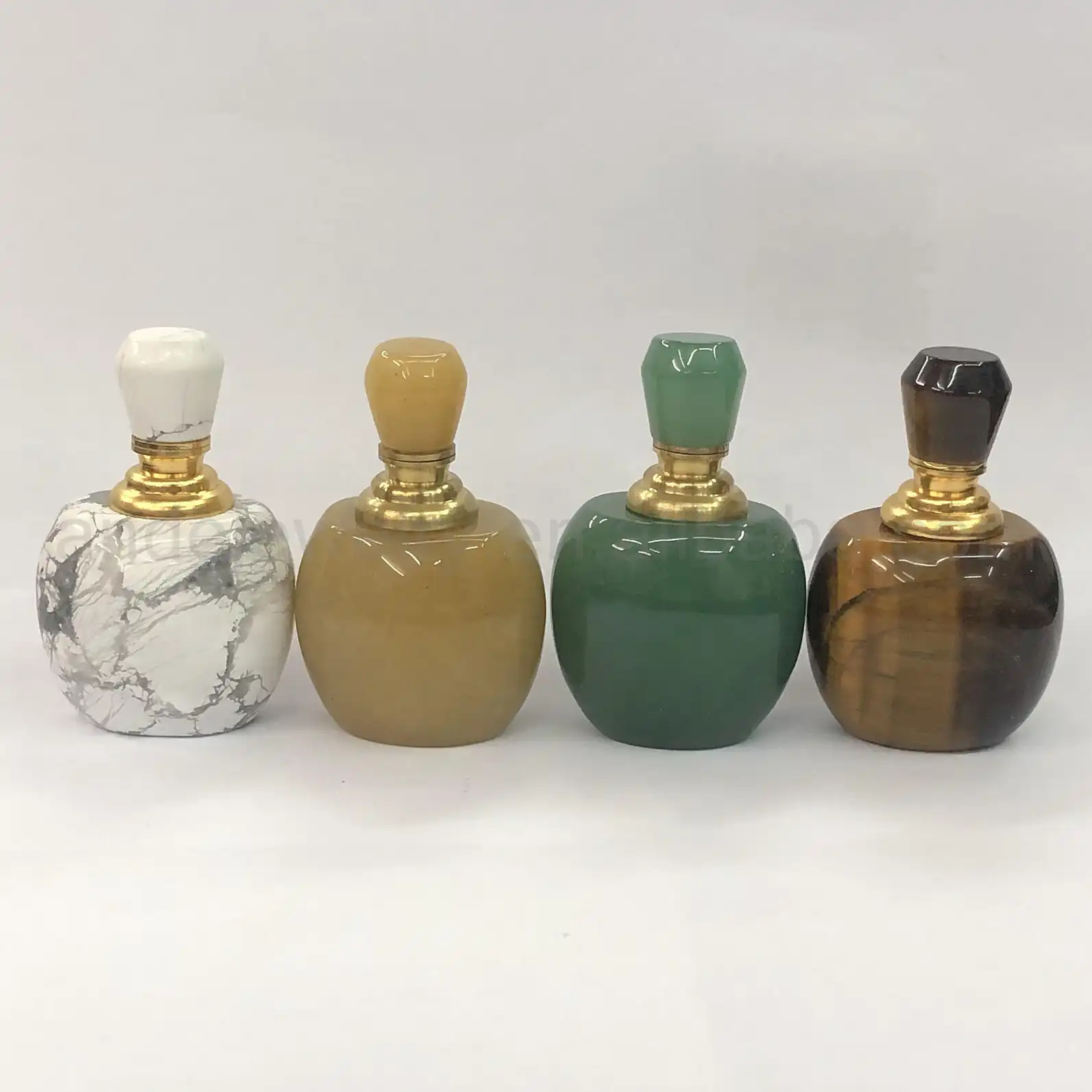 Natural Stone Perfume Bottle 10ml Healing Stone Quartz Essential Oil