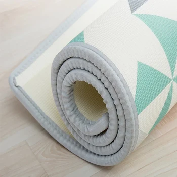 Custom Size Knitted Mesh Fabric For Baby Play Mat Kids Foam Floor