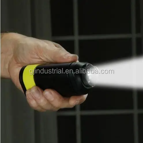 Outdoor Survival Adjustable Brightness Waterproof Power Bank 6000mah Rechargeable Torch Light flashlight