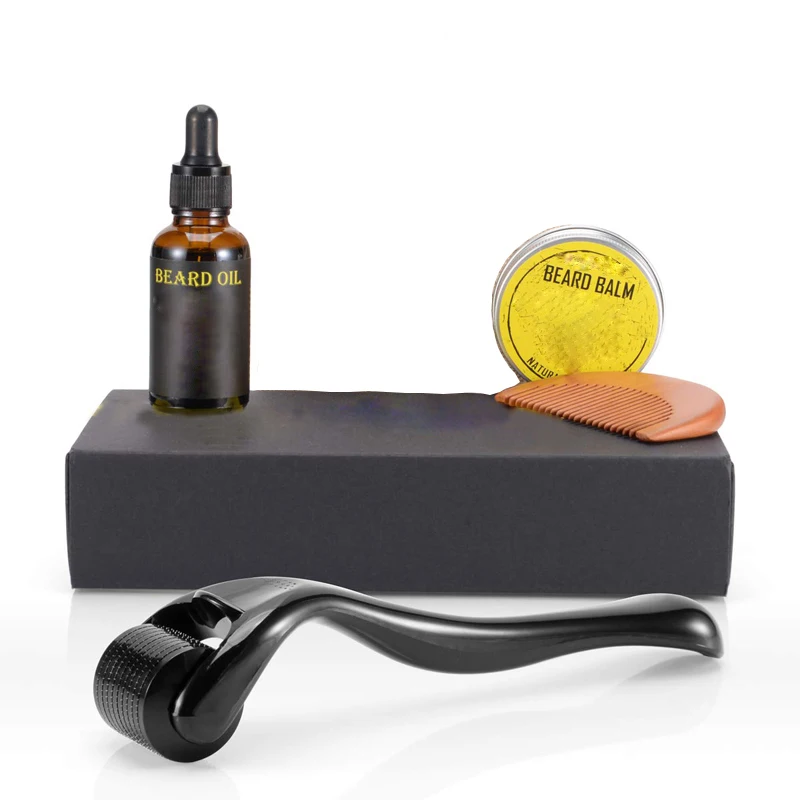 Beard Hair Growth Titanium Microneedle 0.5mm Derma Roller Beard Growth