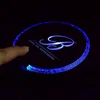 ABS plastic LED acrylic coaster for craft