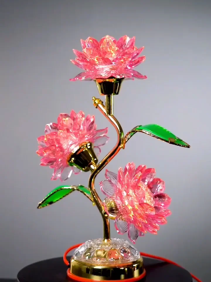 聚宝盆供佛家居装饰金莲花佛供花金华聚宝盘寺专用开业礼品