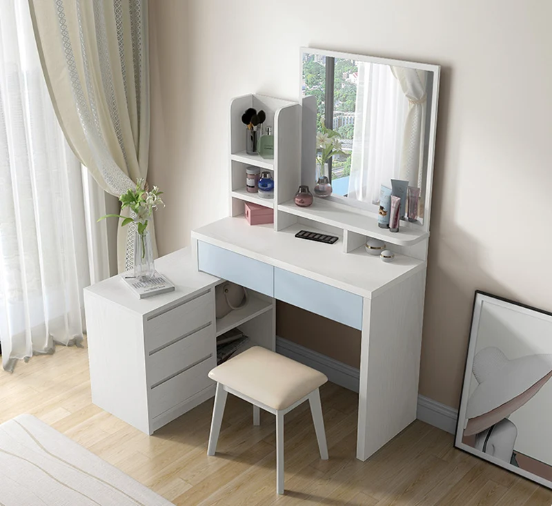 Modern Wood Dressing Table With Swivel New High Quality Swivel