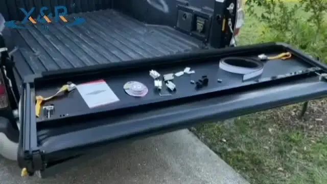 MOSTPLUS 6.5FT Roll-Up Soft Tonneau Cover For 2004-2015 Nissan Titan Short Bed - Black Vinyl/Aluminum