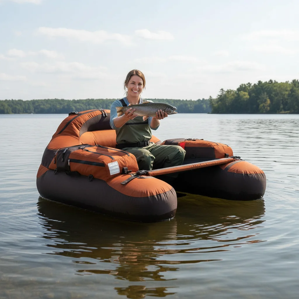 Fishing Float Tube Boat-Drifting PVC Material 1 Person Capacity ...