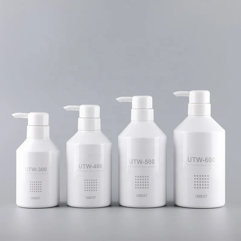 New Design 300ml 400ml 500ml 600ml Wide Mouth Shower Gel Bottles