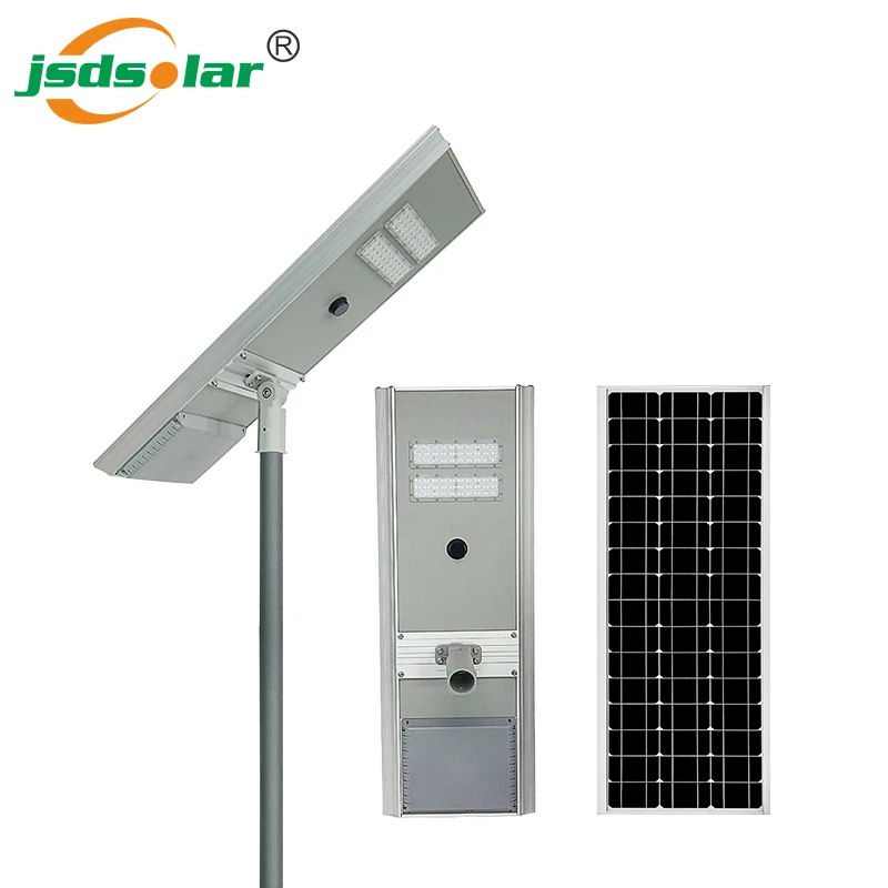 Jinsdon integrated solar street light 80w waterproof 80w solar led street light lamp all in one solar street light 80 watt