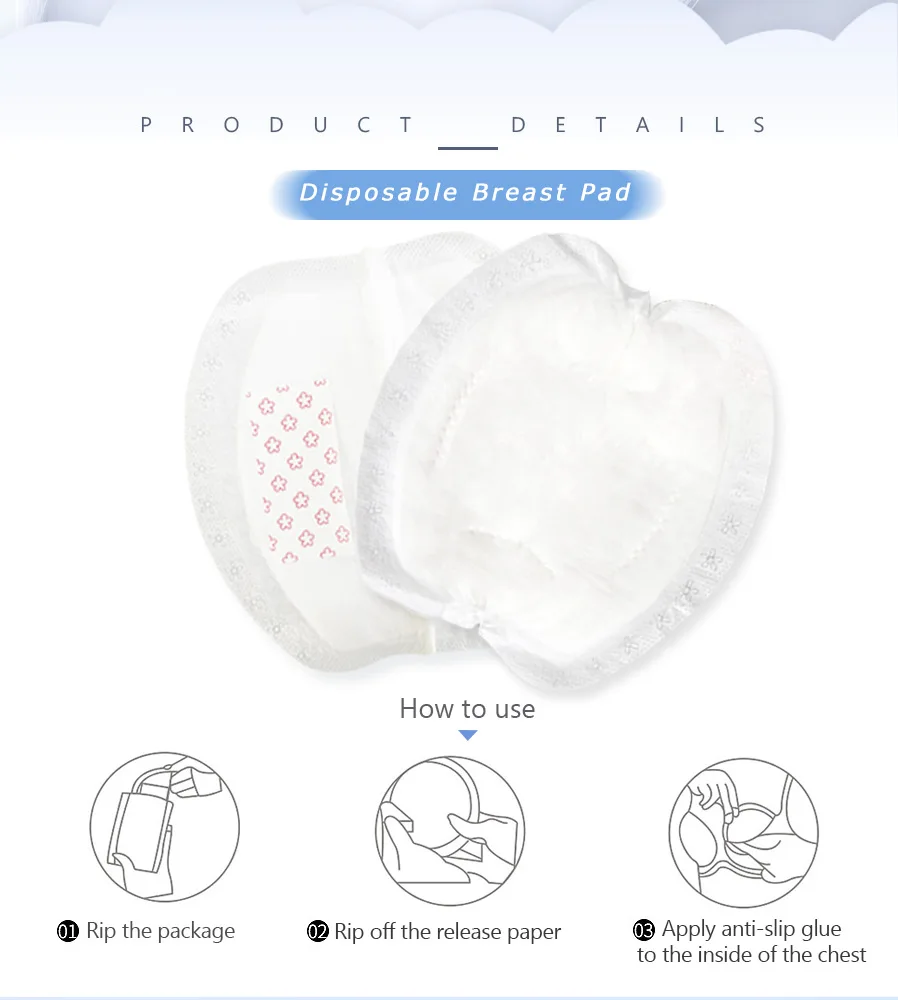 Postpartum High Quality Free Sample Comfortable Disposable Soft Breast Pad For Mother Care Buy