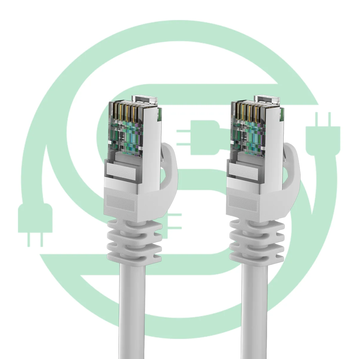 Indoor Rj45 Computer Use RJ45 Connector PVC Jacket Copper Clad Aluminum Wire Cat5e ...