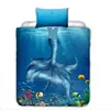 Children future dream astronaut rocket athlete firemen princess king animal mermaid luxury 3d baby kids bedding set 100% cotton