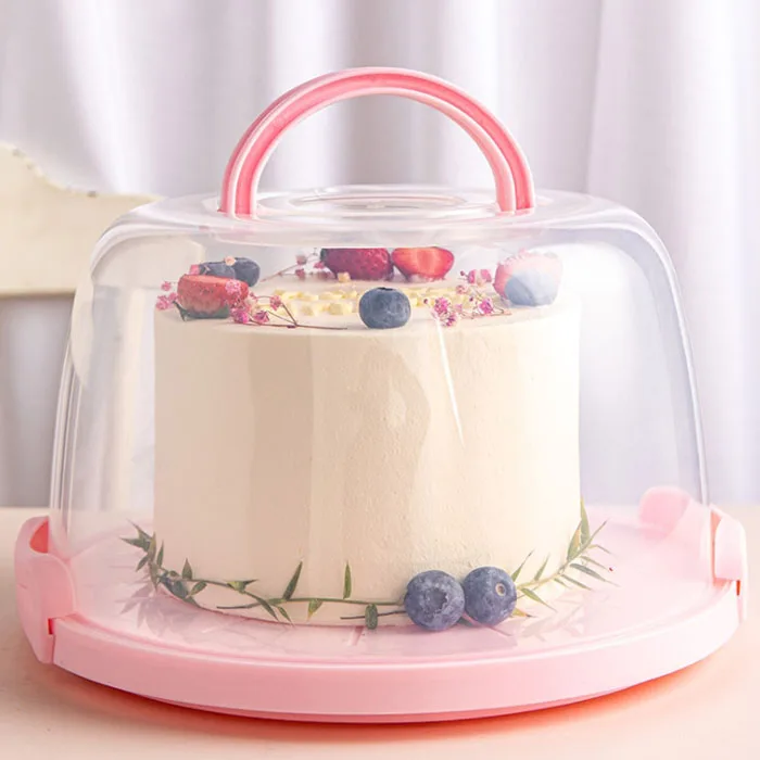 2-tier Collapsible Cake Carrier 24-cupcake Muffin Cake Server Locking ...