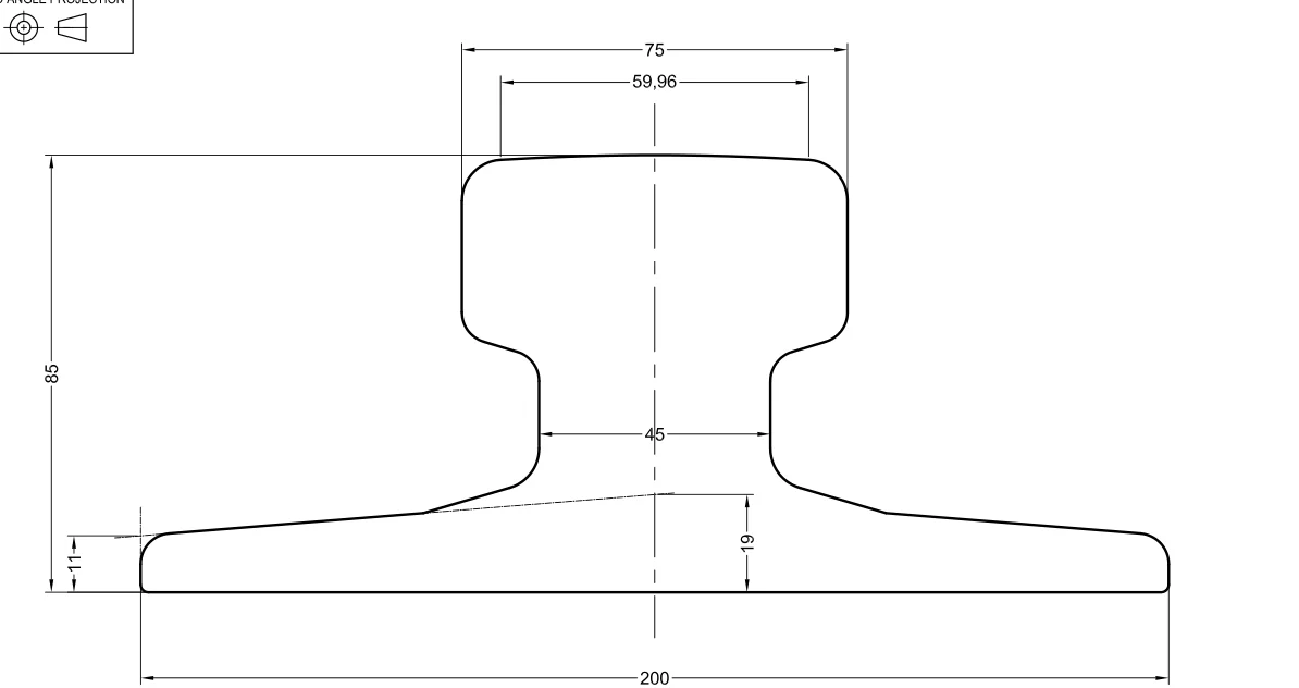 Din Crane Rail A75 Steel Rail Buy A75 Steel Rail,A75 Crane Rail,Din