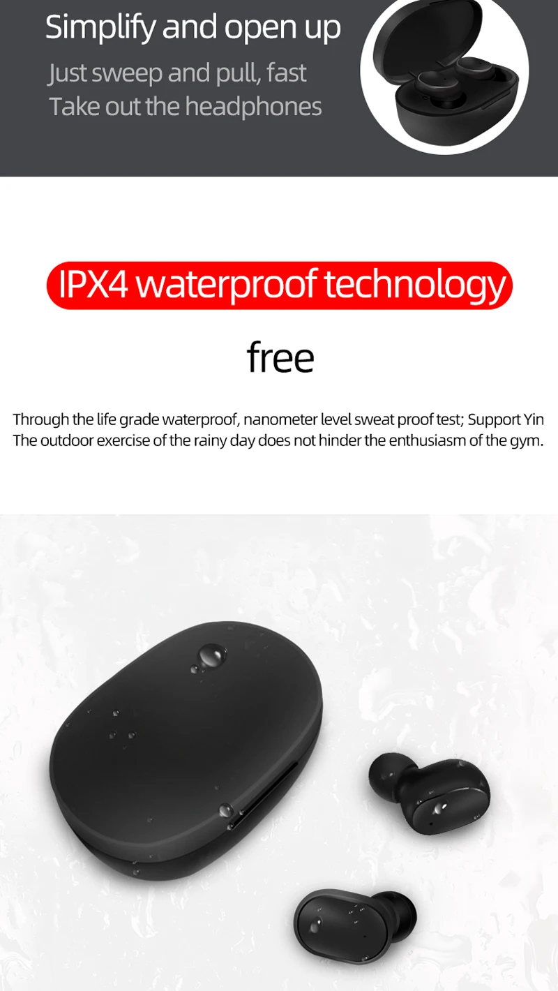 Earphone Headphone Noise Cancelling For Xiaomi Original Mi Airdots Pro - ANKUX.COM