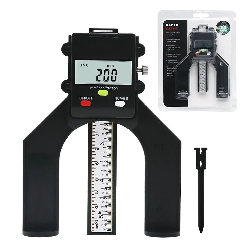 Digital Height Gauge Depth Gauge With Three Measurement Modes Magnet