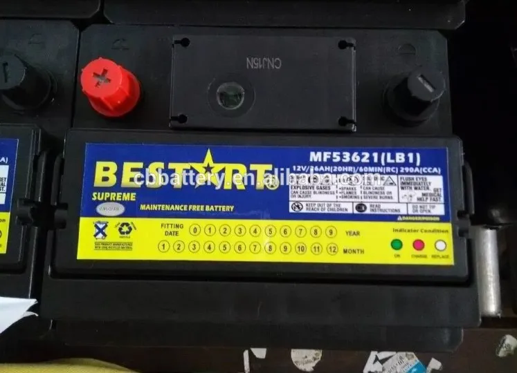 12volt Car Battery 12v36ah Automotive Battery Mf Car Battery 53621 ...