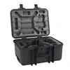 Waterproof Handle Carrying Plastic Black Hard Tool Case With Foam for D JI with Wheels