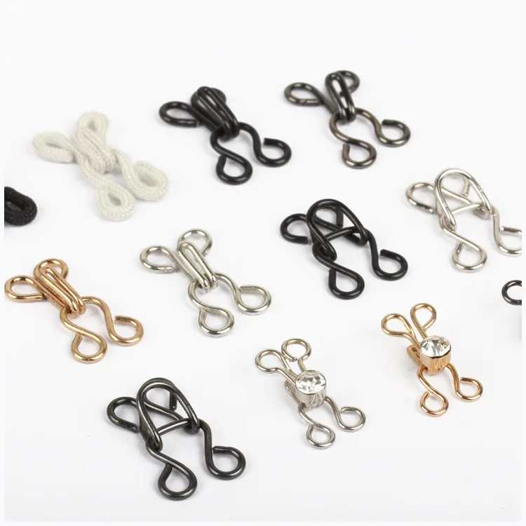 Bra Hook And Eye Tape Buckle Bra Strap Connector Clips Lingerie