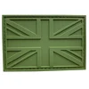Custom Rubber Patch Available and Wholesale 1068 Design Military Tactical Hook and Loop England Flag UK Union Jack Rubber Patch