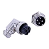 MIL GX16 4Pin Male and Female Right Angle Plug and Socket Aviation Connectors