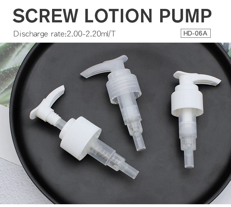 24/410 Screw Lotion Pump For Shampoo Bottle