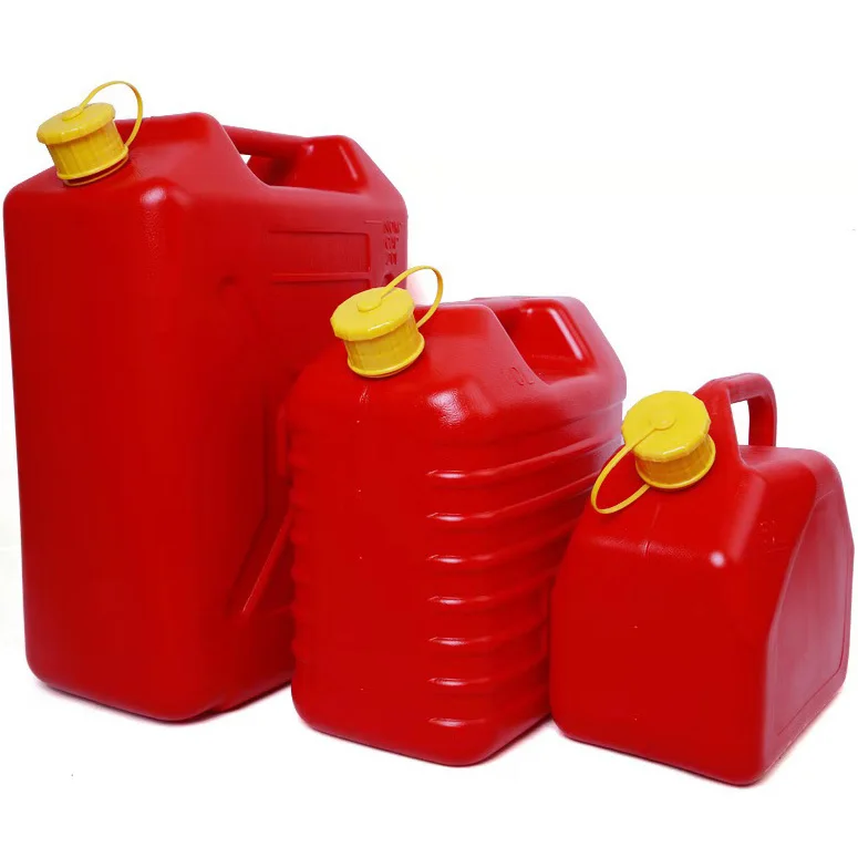 2 X Rouge 20 L Litres Jerry militaires peuvent fioul eau kérosène eau avec bec verseur