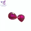 Factory Price High Quality Loose Gemstone 5# Ruby Pear Shape Gems