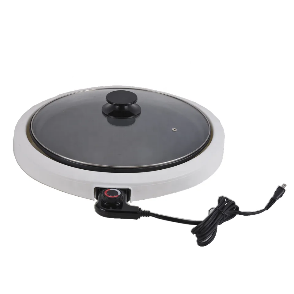 Round Electric Indoor Searing Grill Removable Easytoclean Nonstick