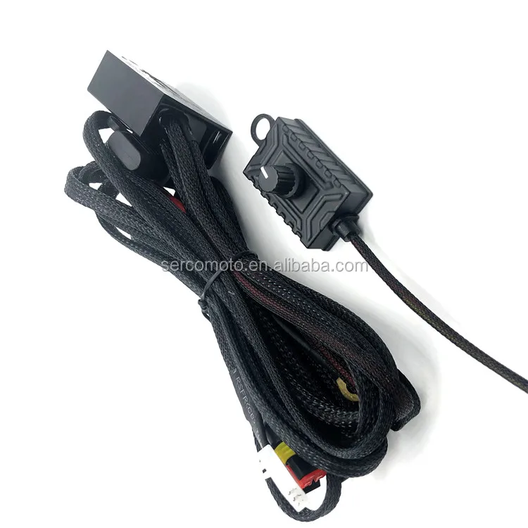 Motorcycles Led Dimmer Harness Switch,Adjust Light Brightness From Low