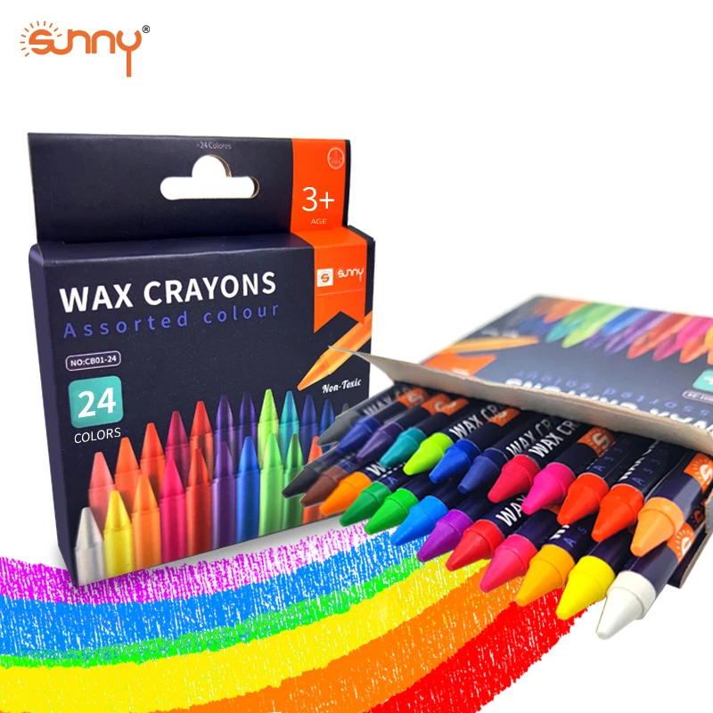 12color Wax Crayons Set,Crayon Sourcil,Crayon Tempera Paint Sticks