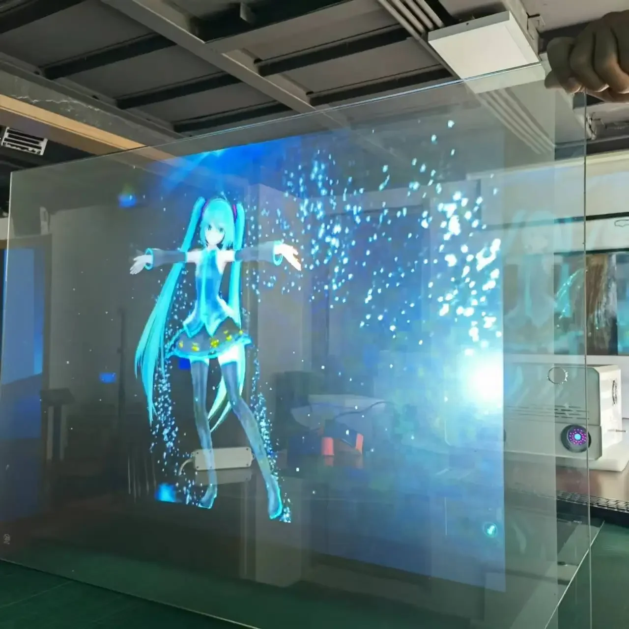 High Quality Logo Rear Projection Window Film for Glass PET Material ...