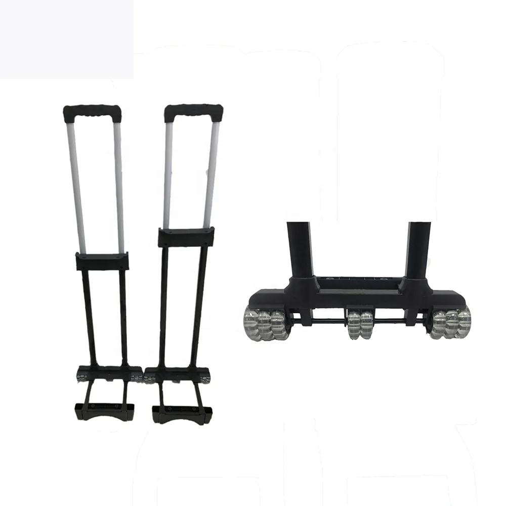 Cheap Luggage Pull Handles Eight Wheels For Suitcase Parts With Compass